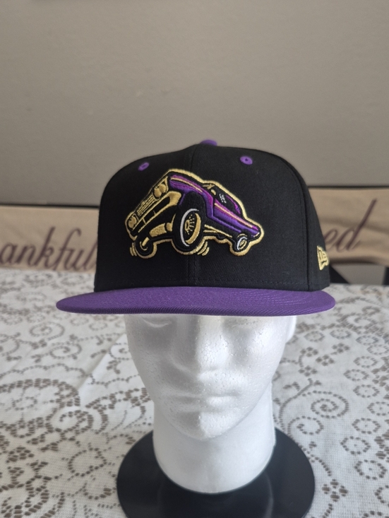 New Era Other - New Era Black and Purple 59FIFTY Fitted Cap